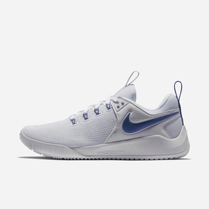 Chaussure De Volley Nike Zoom HyperAce 2 Blanche 7069-485 White/Game Royal Femme | VAD-89773151